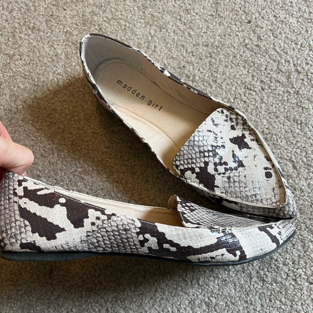 Lightly worn flats